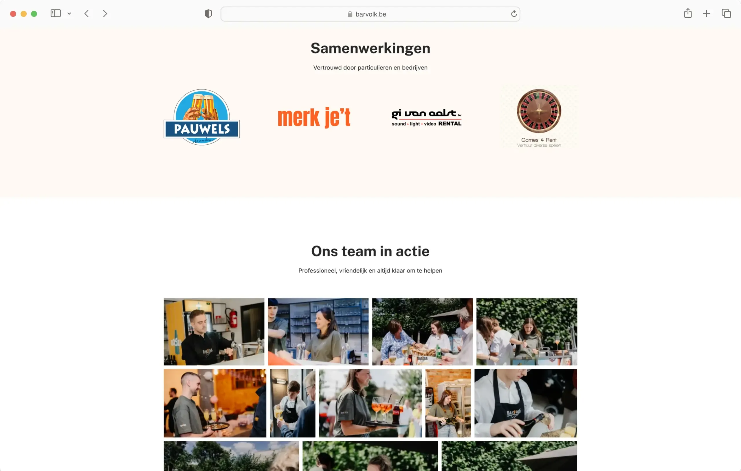 Barvolk in browserweergave