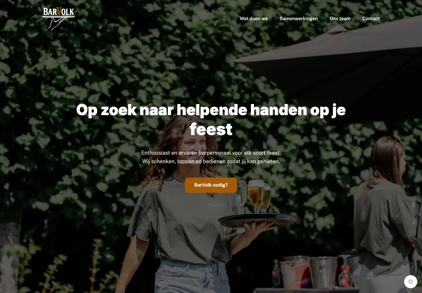 De website van Barvolk.