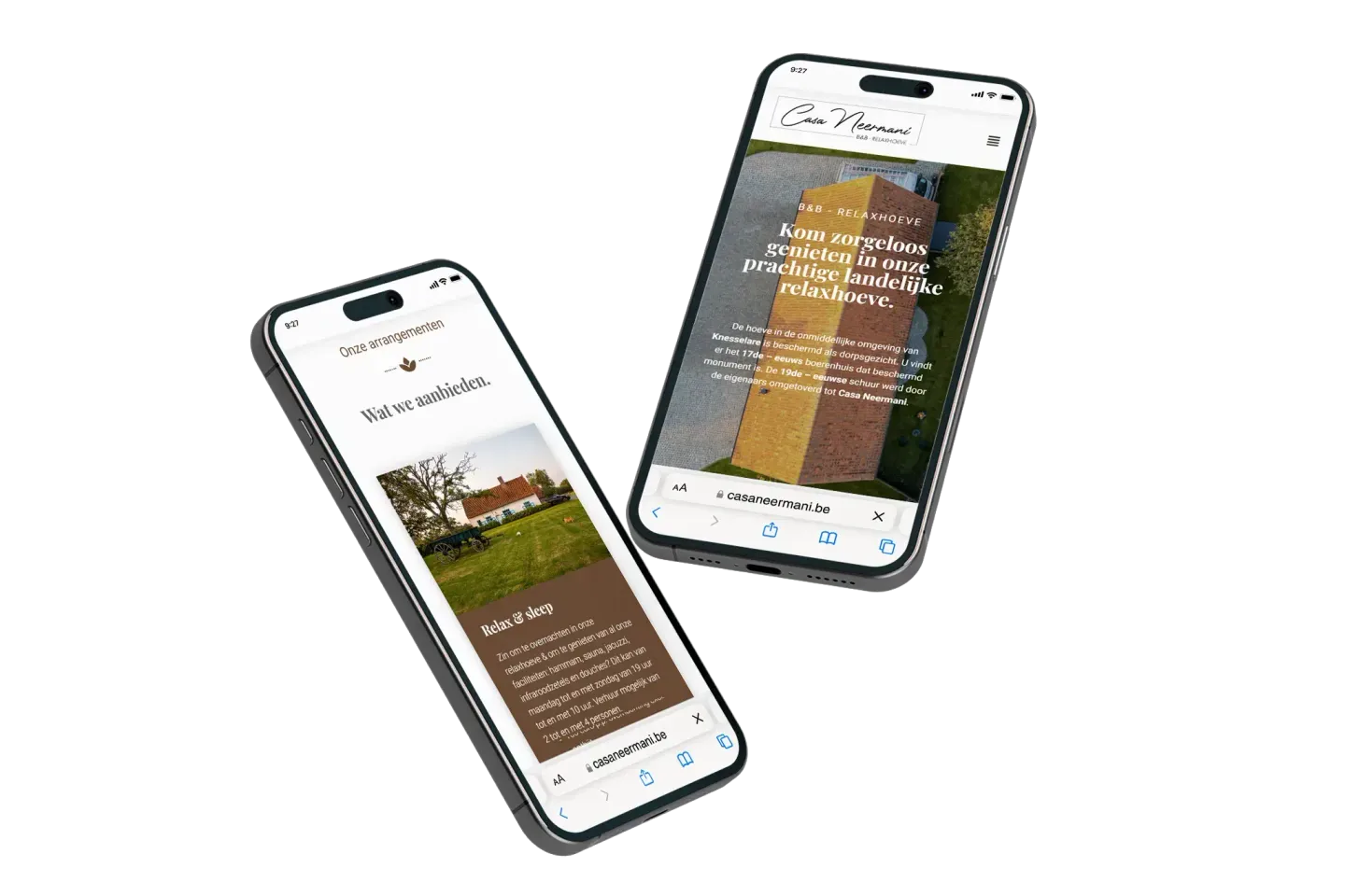 Casa Neermani op smartphone