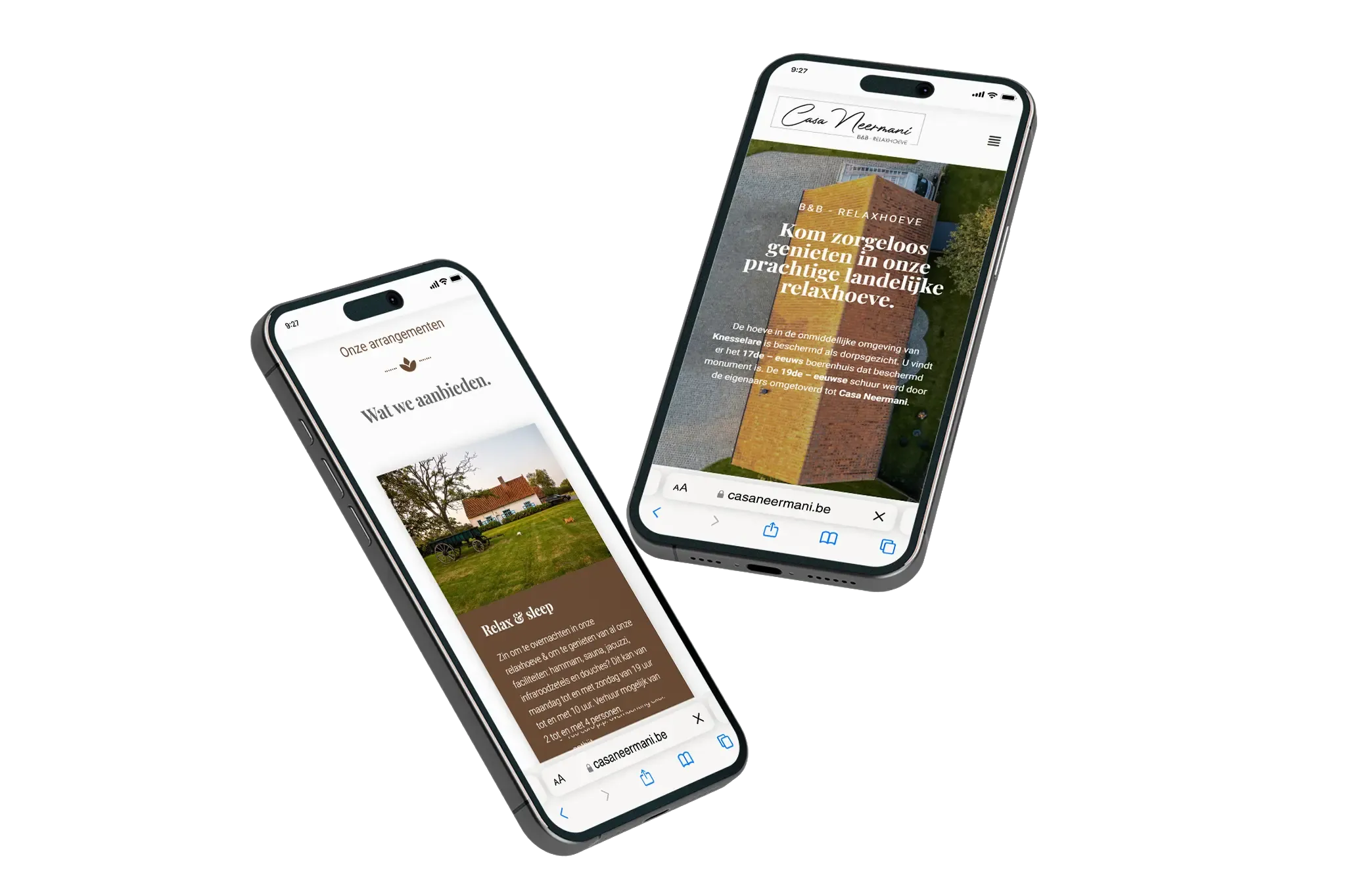 Casa Neermani op smartphone