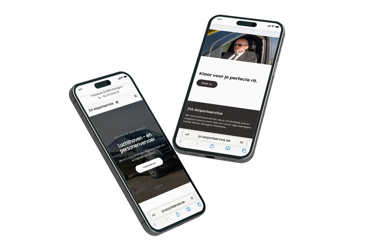 JVI Airport op smartphone