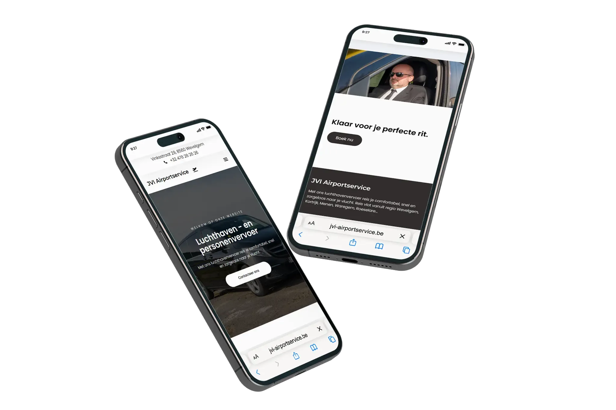 JVI Airport op smartphone