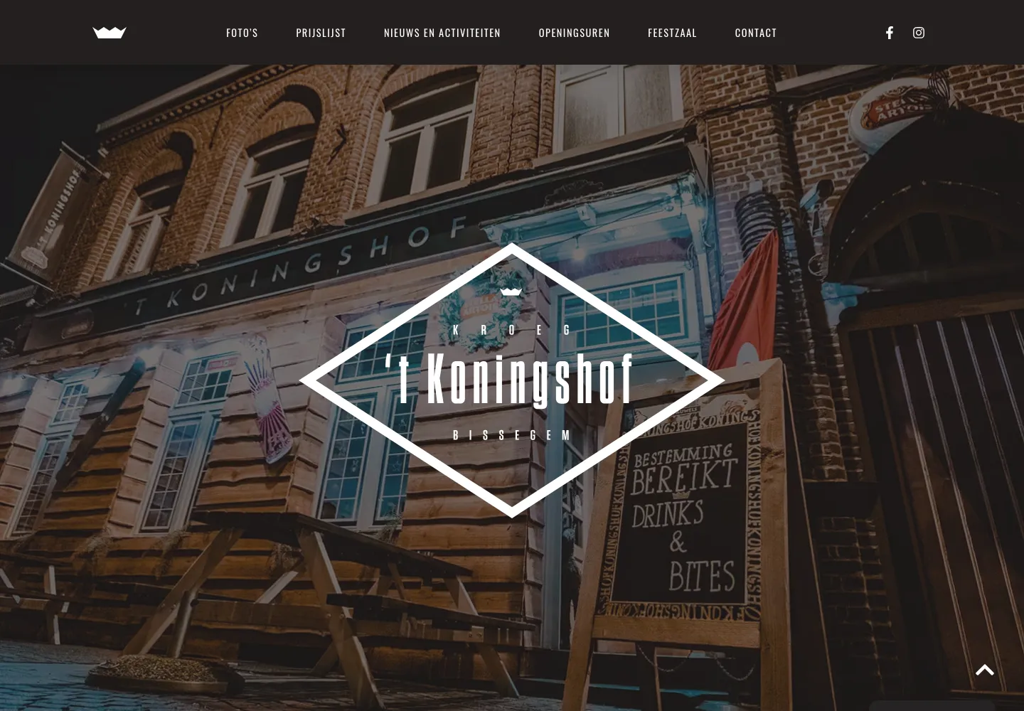 De website van Kroeg Koningshof.